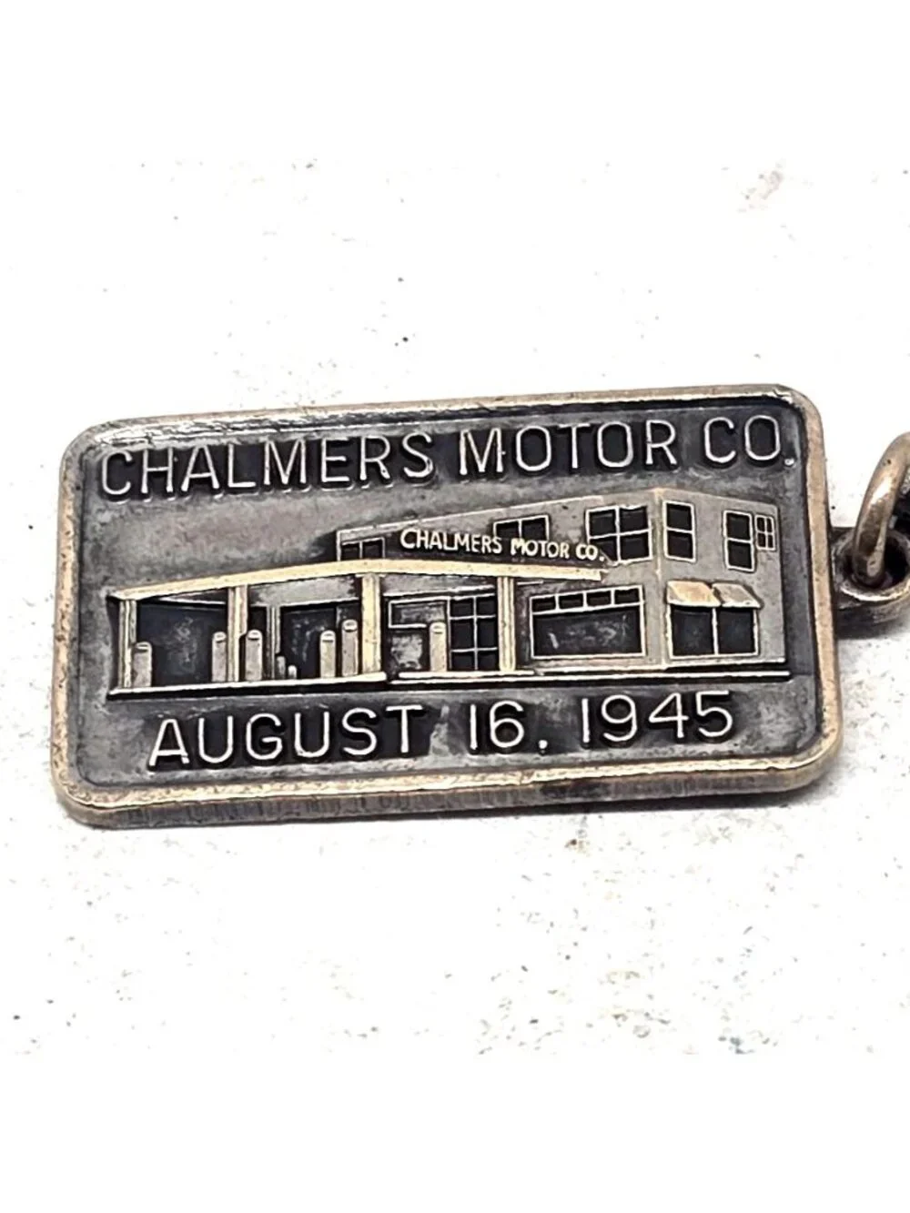 Chalmers Buick Motor Co Keychain 1945/1970 Vintage Metal Collectible HTF